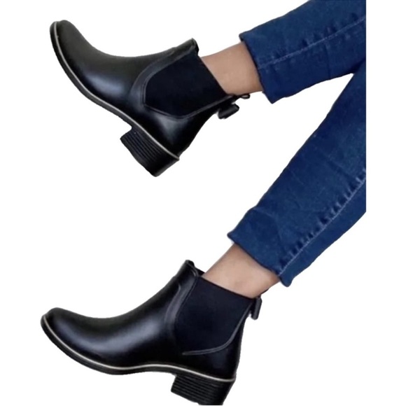 KATE SPADE‎ NEW YORK Sedgewick Chelsea Rain Boots Sz 8 - Picture 1 of 10